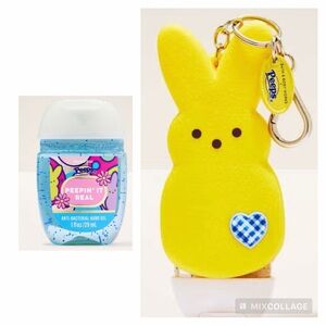 Bath & Body Works Peeps Collaboration Pocketbac HOLDER and HAND SANITIZER